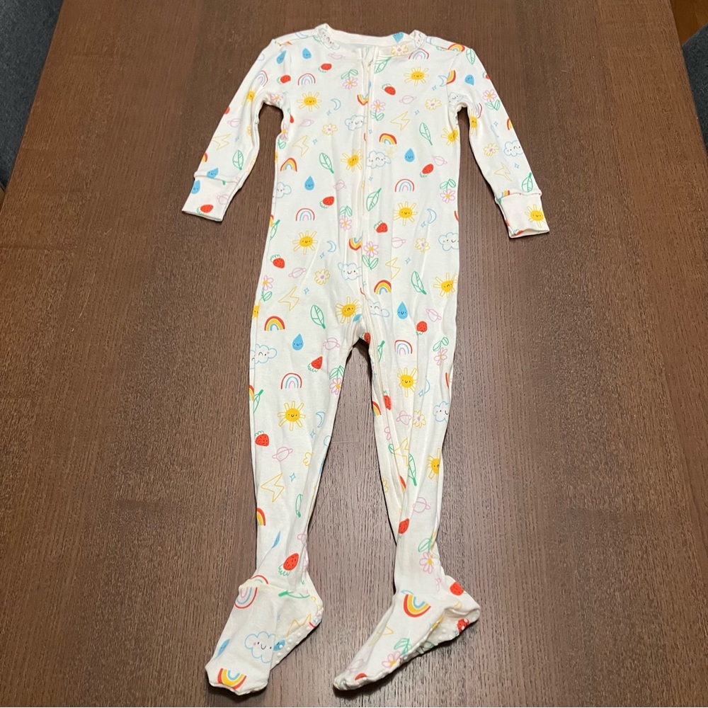 Old Navy White Kids One Piece with Colorful Print